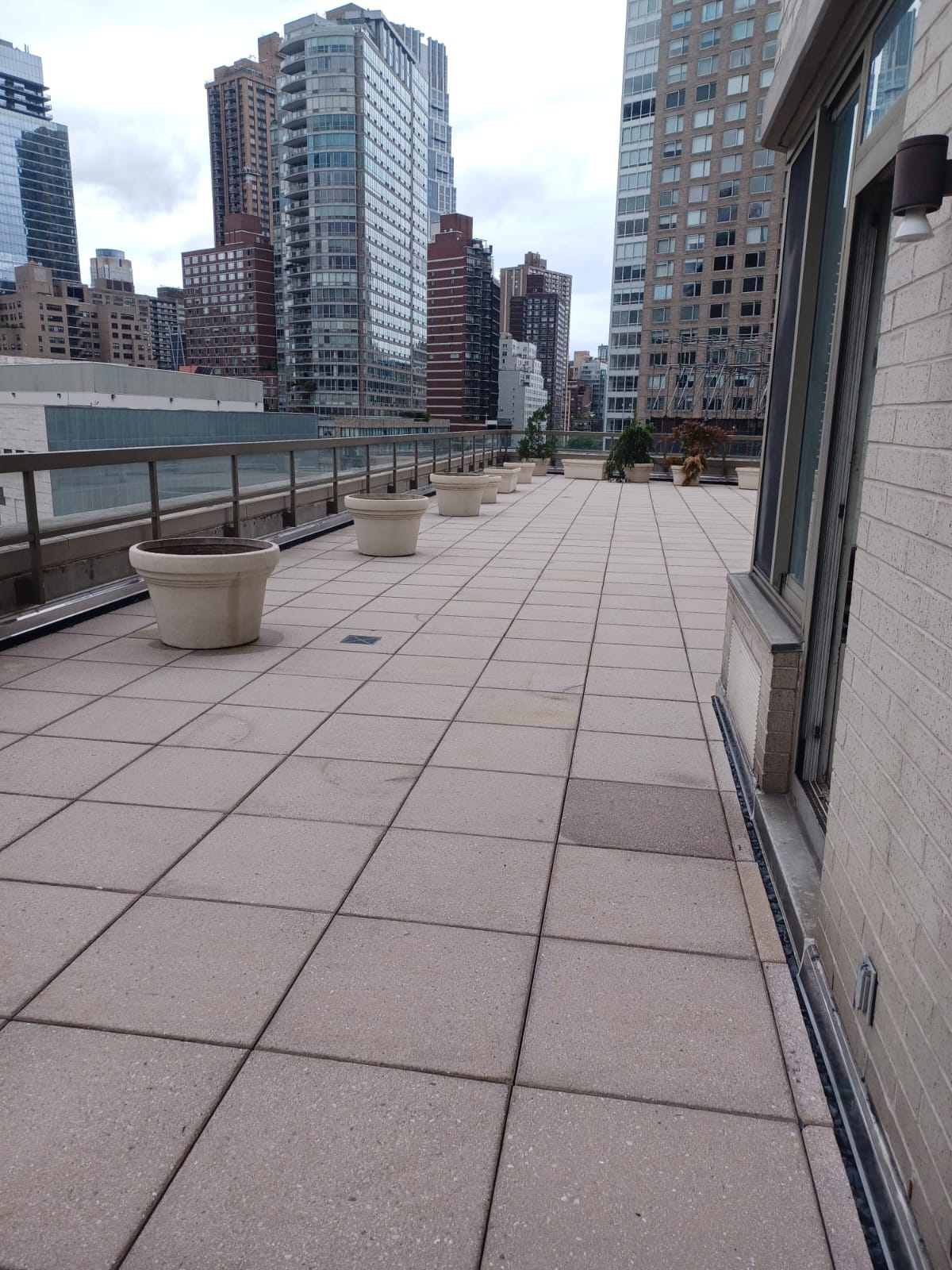 A professionally installed flat roof on a commercial building